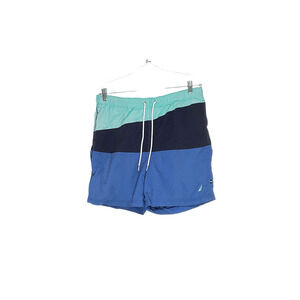 Nautica Men's Blue Nylon Sweat Shorts - Size L